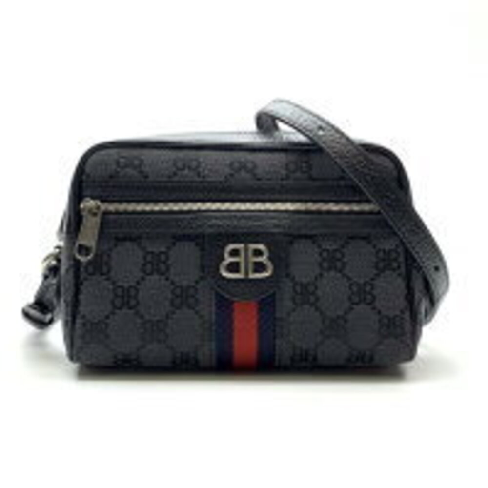 GUCCI BALENCIAGA Hacker Project Camera Bag Gray Shoulder Clutch